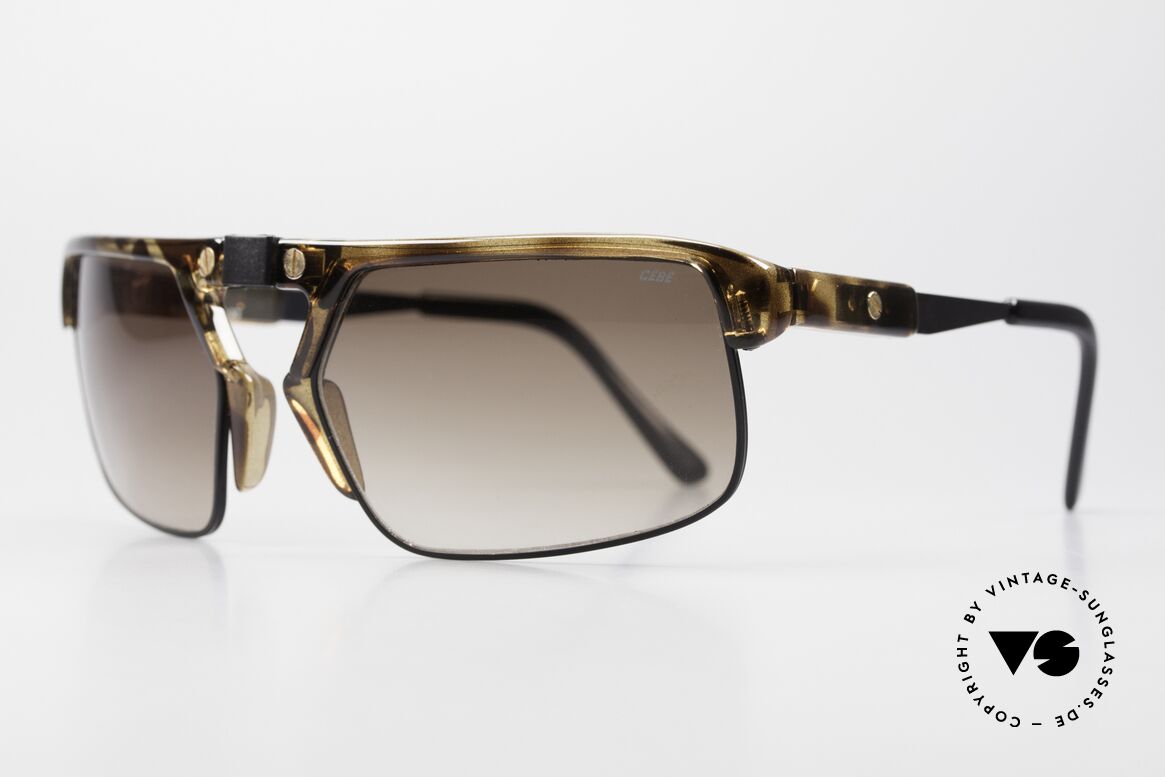 Cebe 555 Yuji Aoki Sportbrille und Sammlerbrille, der jap. Manga-Zeichner war einst für CEBE tätig, Passend für Herren