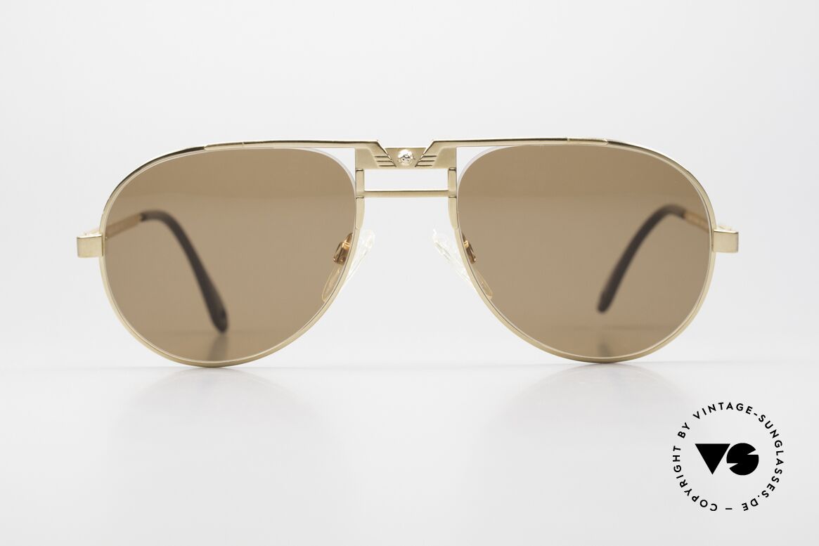 Cazal 750 Golf Edition Titanium Vintage Sonnenbrille, vintage Golferbrille von Cazal (Ende d. 80er), Passend für Herren