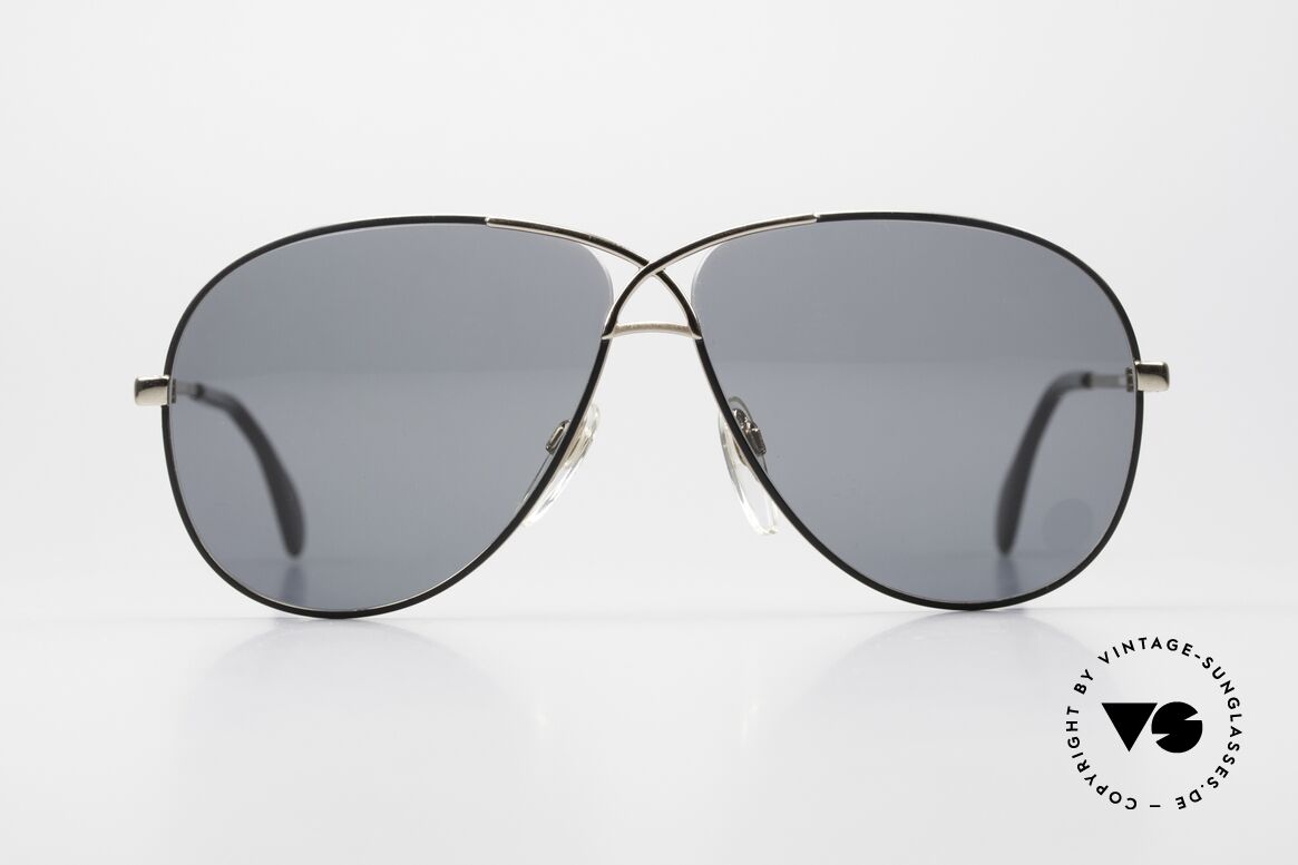Cazal 728 80er Piloten Sonnenbrille Large, legendäre Pilotensonnenbrille der 1980er Jahre, Passend für Herren