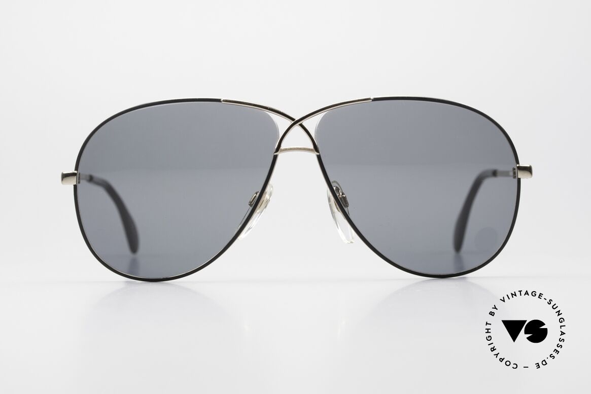 Cazal 728 80er Piloten Sonnenbrille Large, CAZALs Antwort auf den Ray-Ban Aviator Style, Passend für Herren