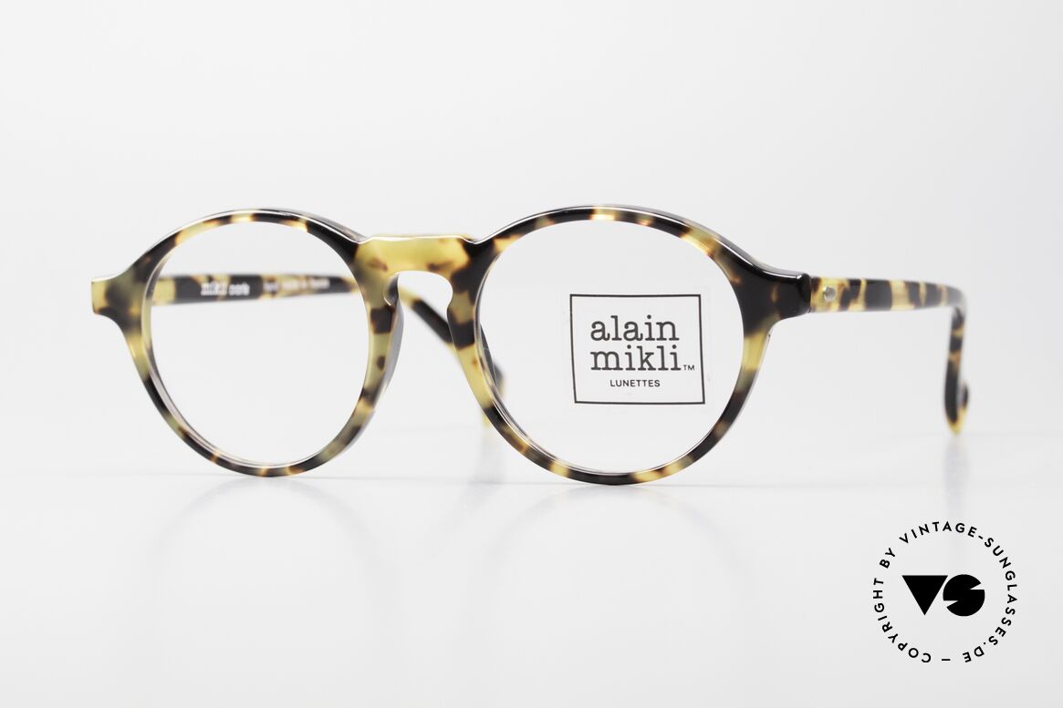 Alain Mikli 6921 / 026 Kleine Panto Brille Schildpatt, zeitlose Alain MIKLI Paris Designer-Brillenfassung, Passend für Herren und Damen