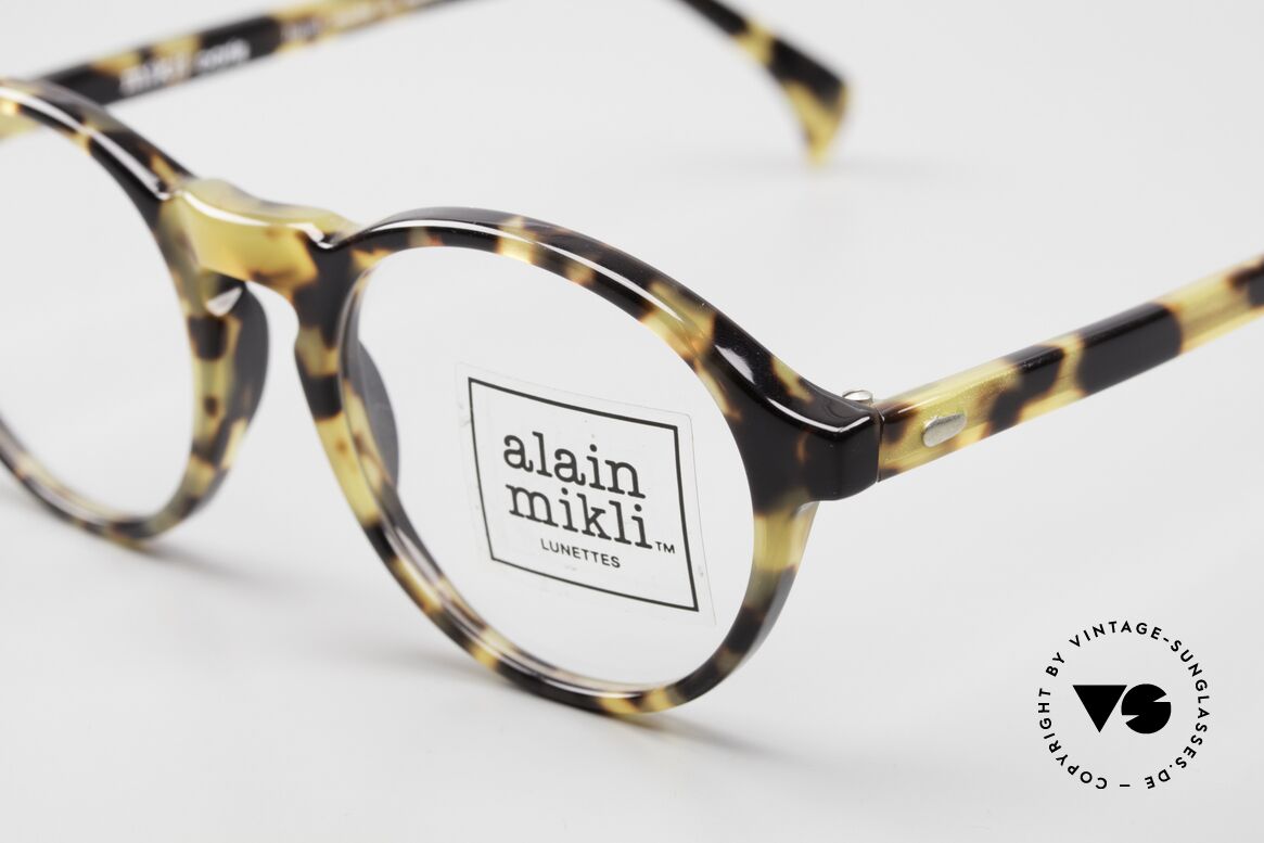 Alain Mikli 6921 / 026 Kleine Panto Brille Schildpatt, sehr interessantes Farbmuster: "gelblich schildpatt", Passend für Herren und Damen