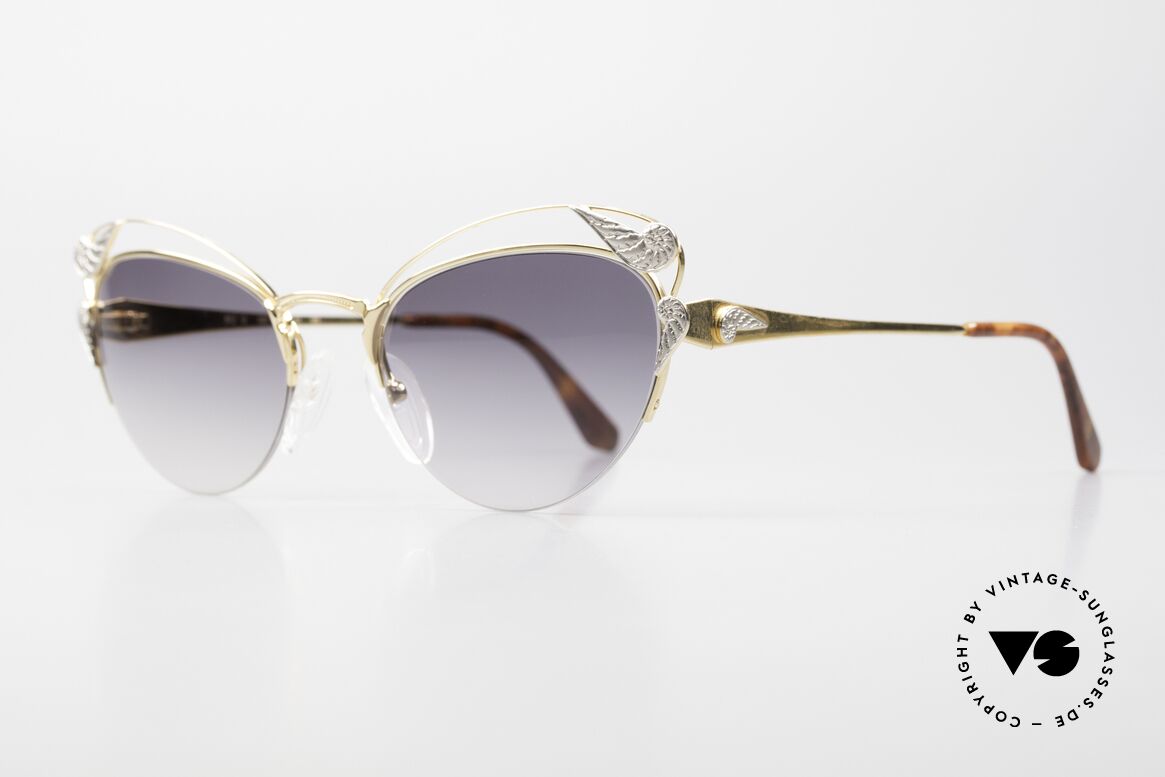 Essilor 812 Nautilus Damen Sonnenbrille, halb-rahmenlos (Nylor-Brille gilt als Essilor Erfindung), Passend für Damen