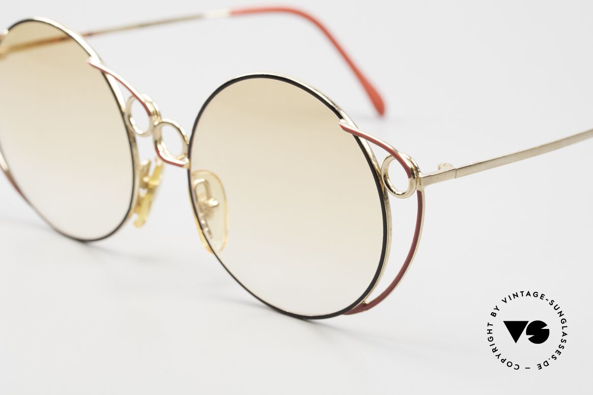 Casanova RC1 Kunstvolle Damen Sonnenbrille, eigentlich ein Museumsstück; 24 Karat vergoldet, Passend für Damen