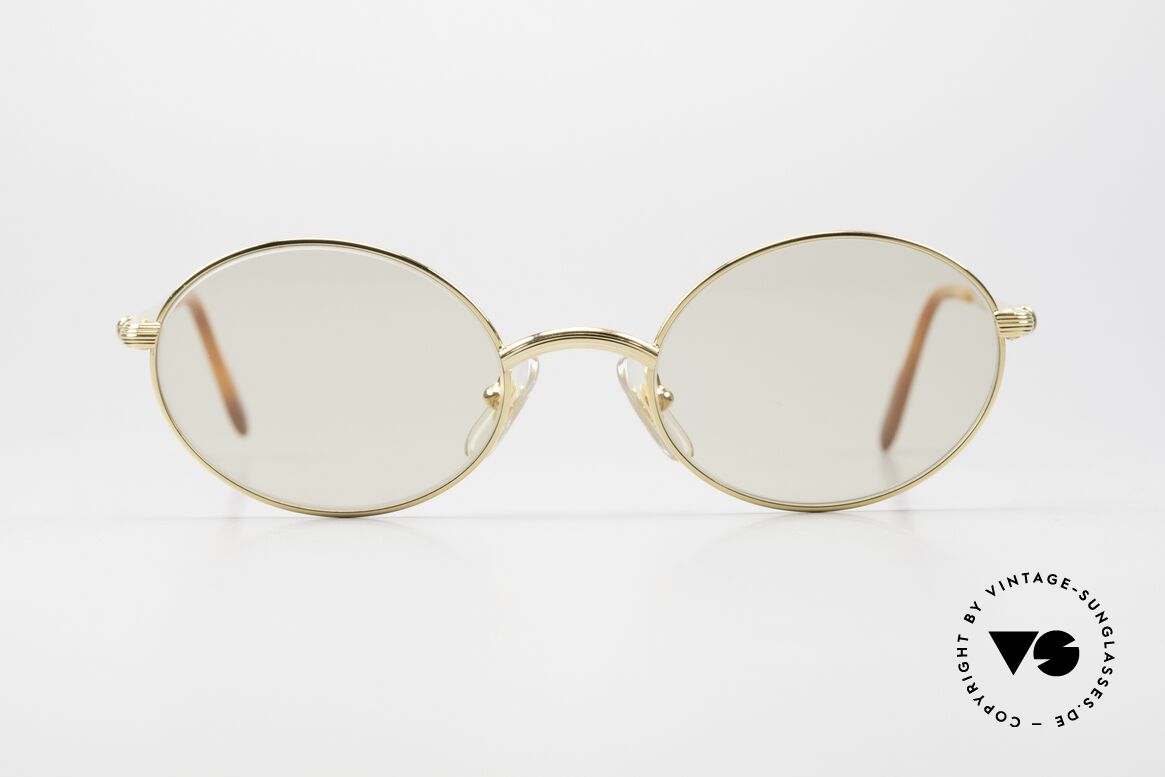 Cartier Sorbonne Ovale Luxus Vintagebrille 90er, ovale vintage Cartier Designerbrille von ca. 1997, Passend für Herren und Damen
