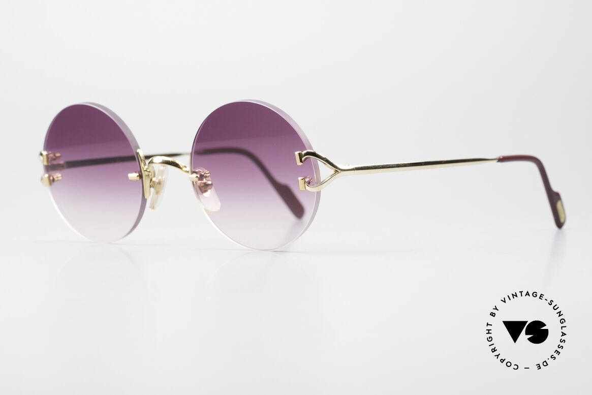 Cartier Madison Limited Einzelstück Customized Violett, ein EINZELSTÜCK mit Gläsern in violett-Verlauf, Passend für Herren und Damen