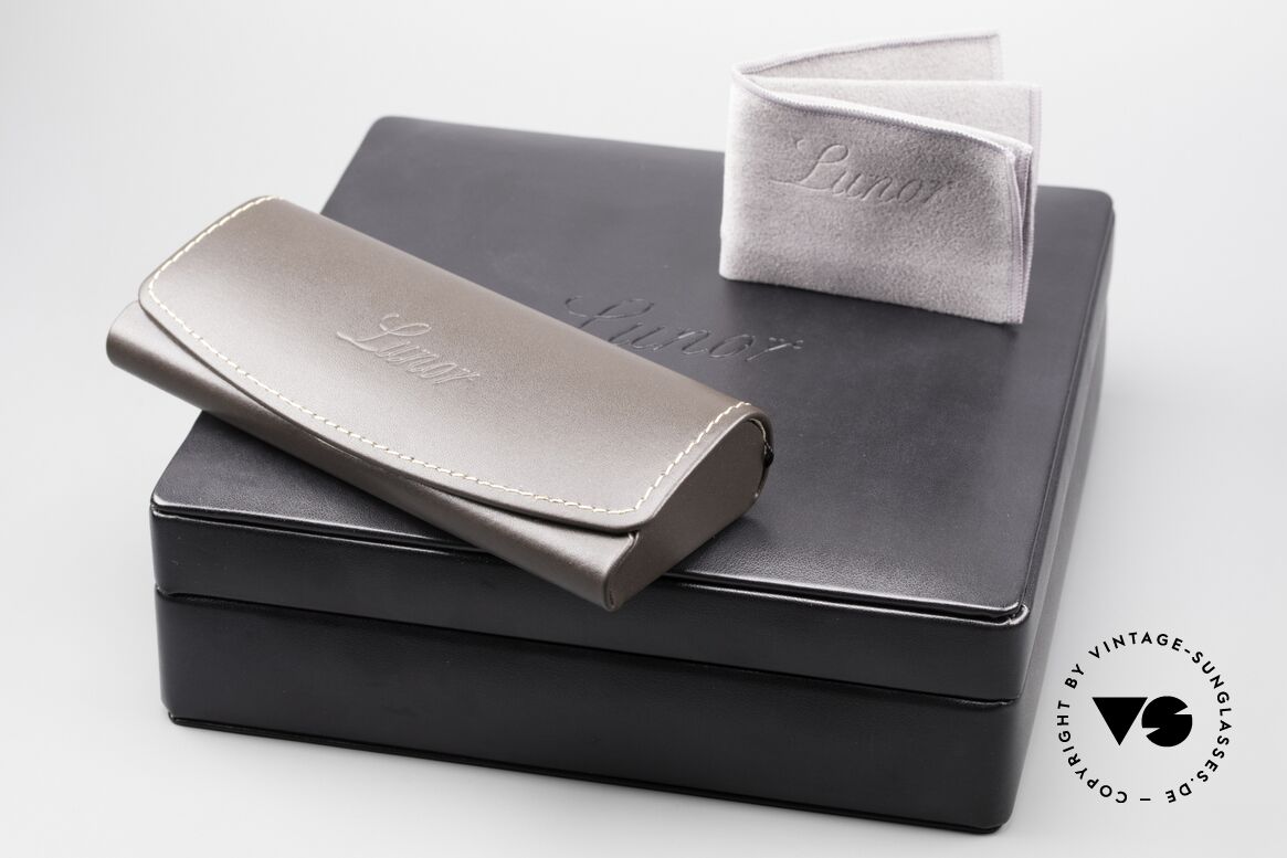 Lunor Leather Case Brown Lederetui Mit Präsentationsbox, BITTE VORHER FRAGEN, FALLS SIE SICH DER GRÖSSE, Passend für Herren und Damen
