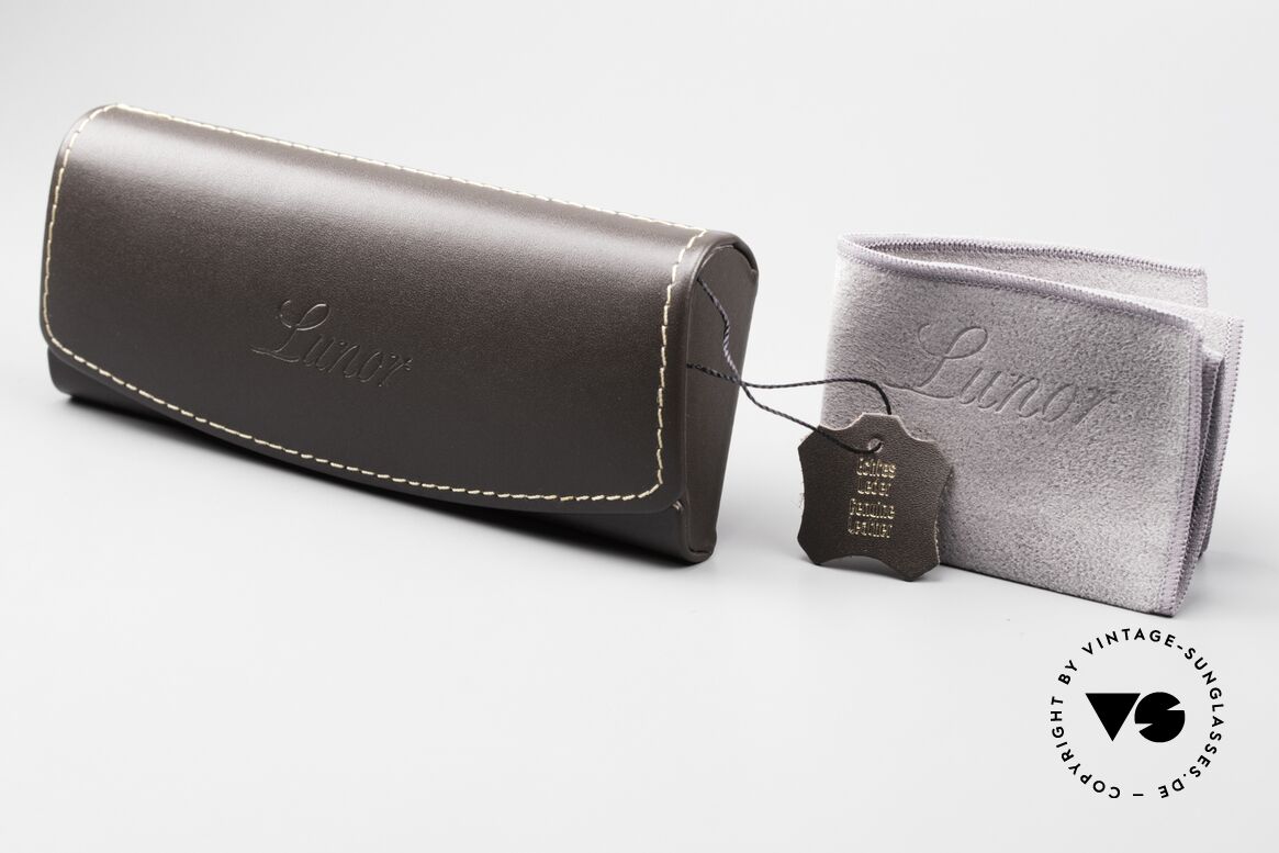 Lunor Leather Case Brown Lederetui Mit Präsentationsbox, NICHT SICHER SIND!, Passend für Herren und Damen
