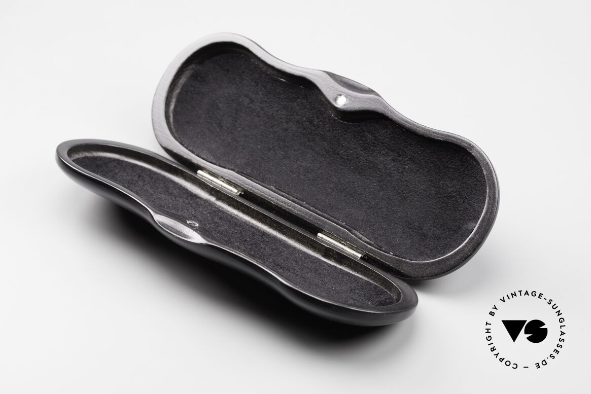 Lunor Wooden Folding Case - B Holzetui Schwarz Klapp In Size B, die flacheren Teleskopbrillen würden etwas klappern, Passend für Herren und Damen