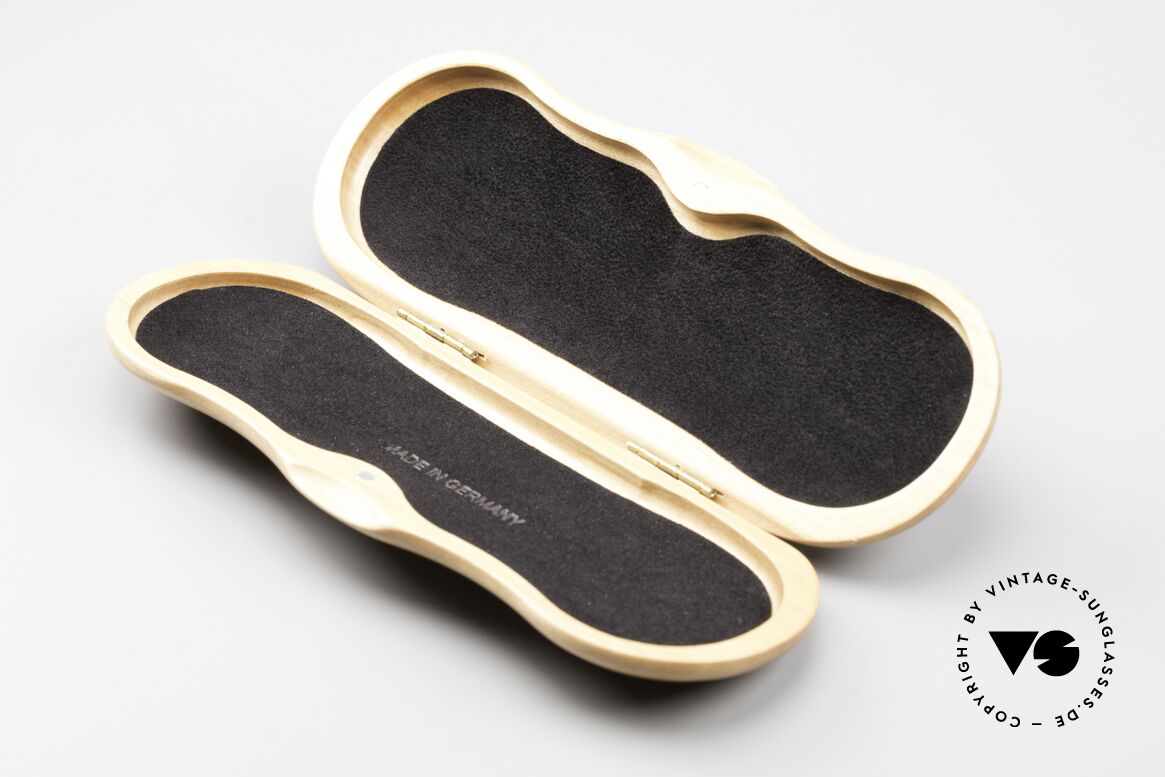 Lunor Wooden Folding Case - B Holzetui Kirsch Klapp In Size B, die flacheren Teleskopbrillen würden etwas klappern, Passend für Herren und Damen