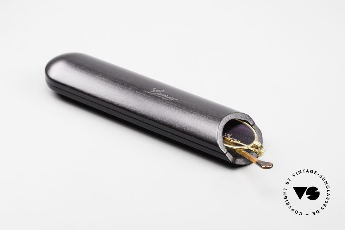 Lunor Wooden Sliding Case - A Holzetui Steck Schwarz Size A, daher nur für Modelle mit Höhe max. 28mm passend, Passend für Herren und Damen