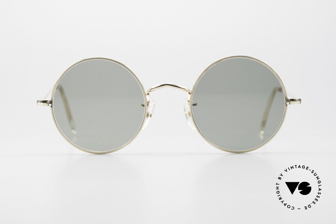 Algha Round Eye 44/20 Runde 70er Jahre Sonnenbrille, alte vintage Brillenfassung von Algha, UK Optical, Passend für Herren und Damen