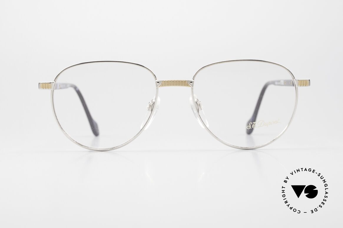 S.T. Dupont D030 Luxus Panto Brille Herren 90er, sehr exklusive und kostbare S.T. Dupont Luxus-Brille, Passend für Herren
