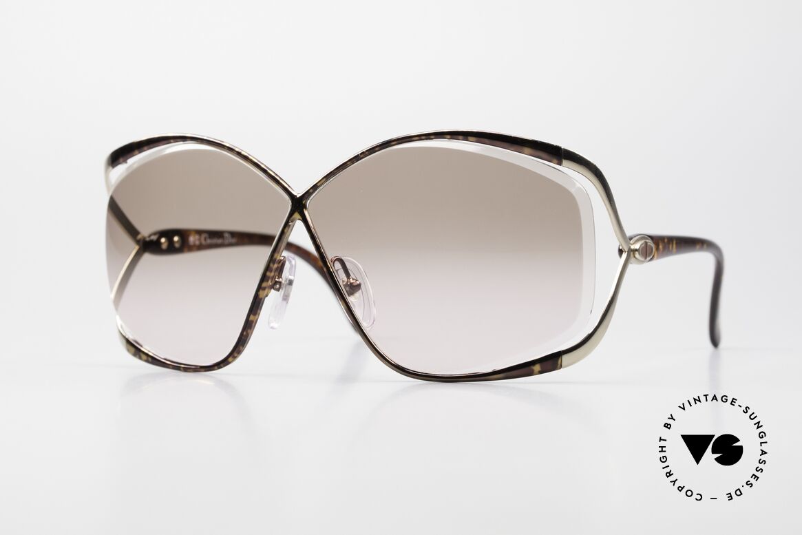 Christian Dior 2056 Butterfly 80er Sonnenbrille, zauberhafte Designer-Sonnenbrille von Christian Dior, Passend für Damen