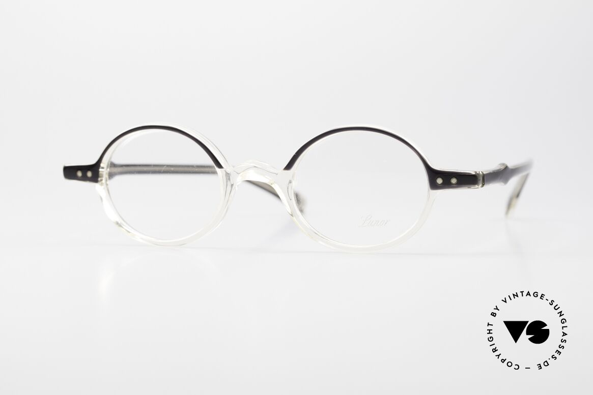 Lunor Mod 42 Echte 90er Brille Kristall Azetat, 90er Jahre Lunor Brille; Mod. 42, made in Germany, Passend für Herren und Damen
