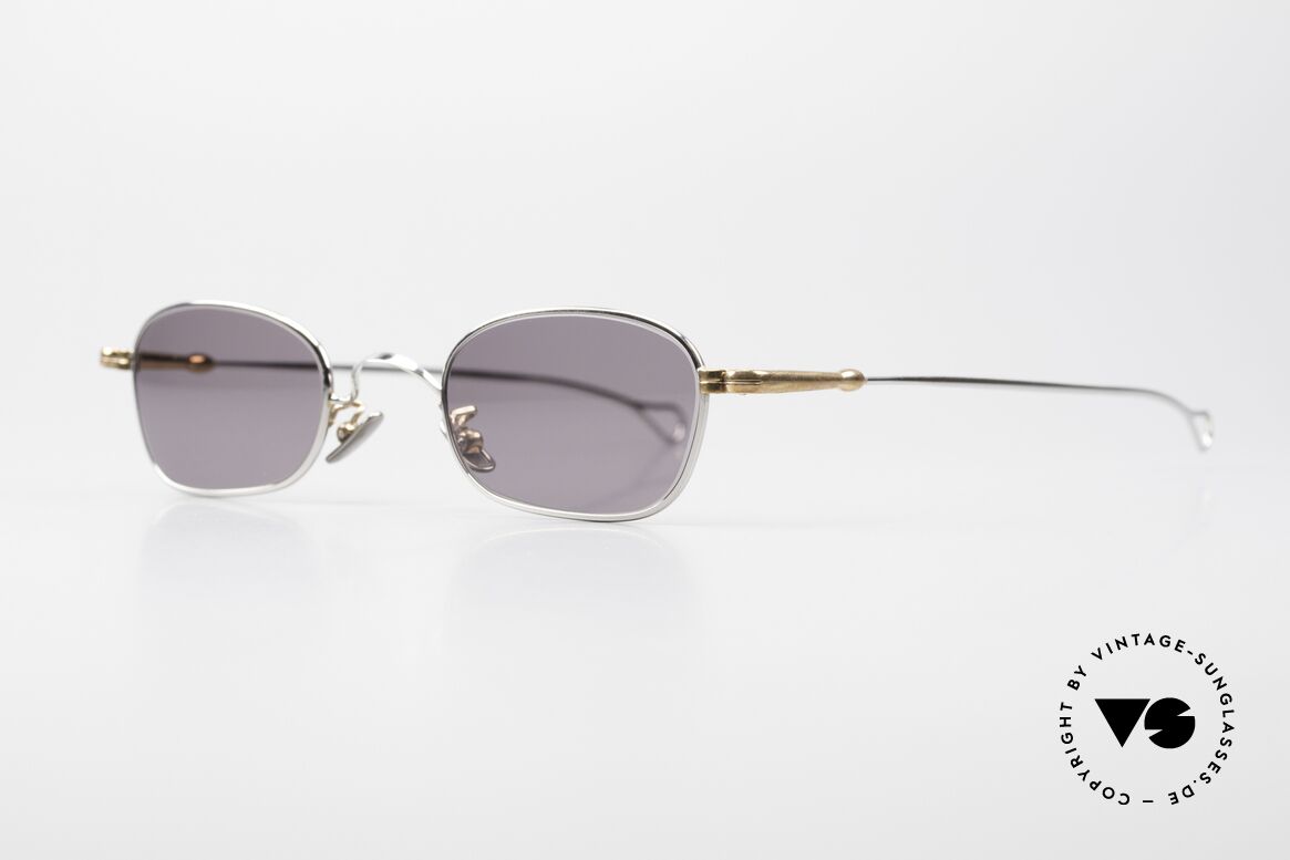 Lunor V 106 Metall Sonnenbrille Vollrand, Modell V 106: sehr elegante Unisex Metall-Fassung, Passend für Herren und Damen