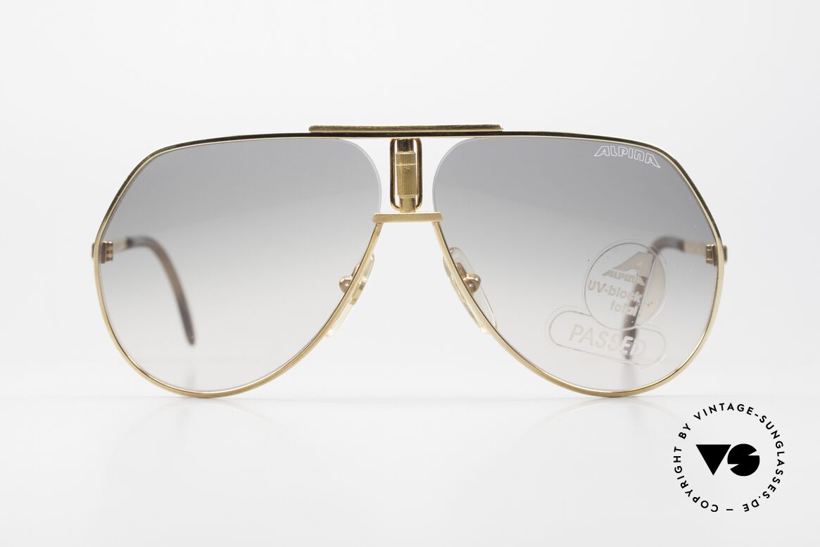 Alpina CM4 Quattro West Germany Sonnenbrille 80er, extrem seltene Alpina Sonnenbrille von 1988, Passend für Herren