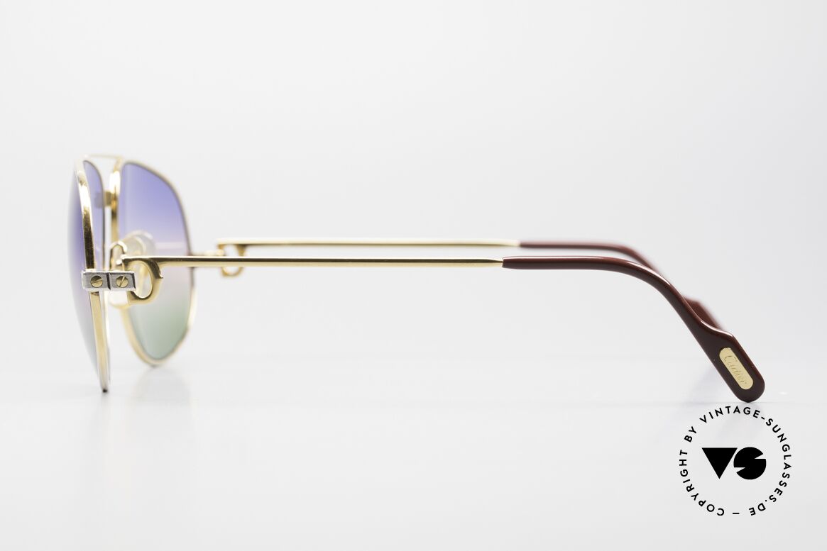 Cartier Romance Santos - XL Luxus Vintage Sonnenbrille 80er, 2. hand, jedoch neuwertiger Zustand (inkl. Cartier Box), Passend für Herren