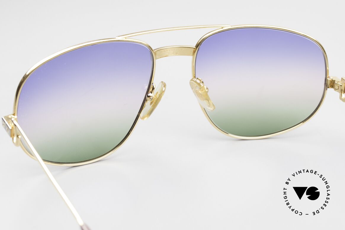Cartier Romance Santos - XL Luxus Vintage Sonnenbrille 80er, KEINE RETRObrille; ein 30 Jahre altes vintage ORIGINAL, Passend für Herren