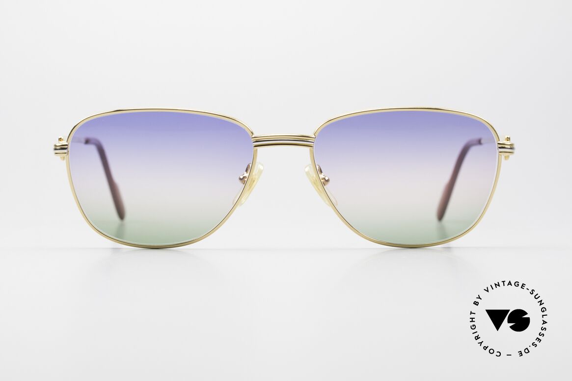 Cartier Courcelles 90er Luxus Sonnenbrille Unikat, ein vintage ORIGINAL mit neuen, originellen Gläsern, Passend für Herren und Damen