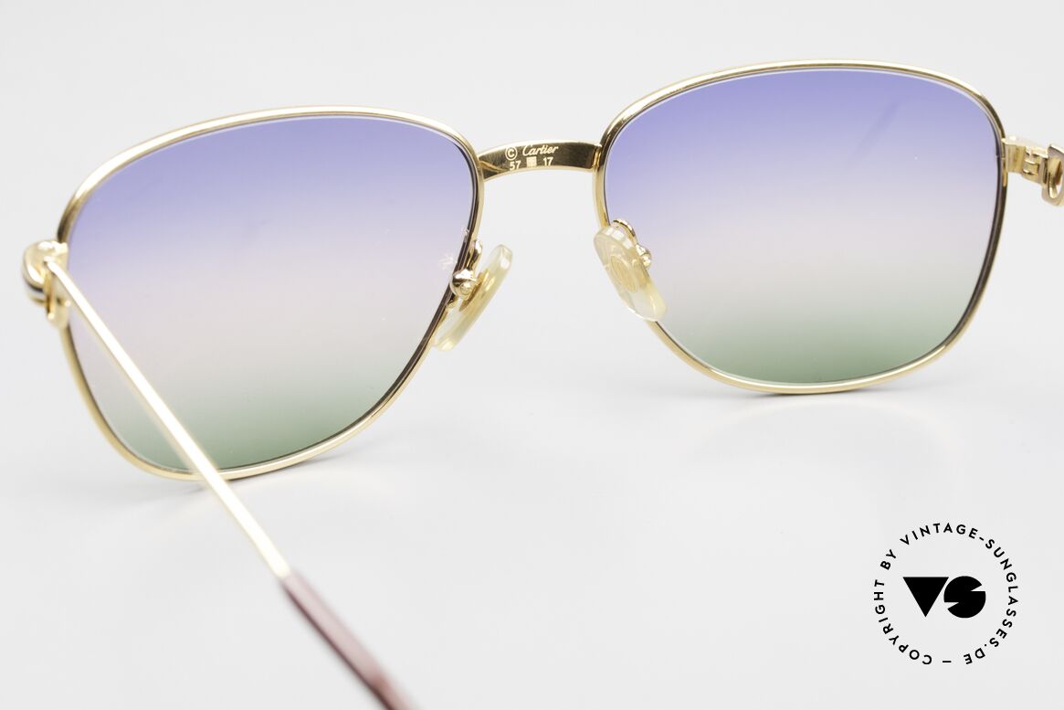 Cartier Courcelles 90er Luxus Sonnenbrille Unikat, Größe: medium, Passend für Herren und Damen