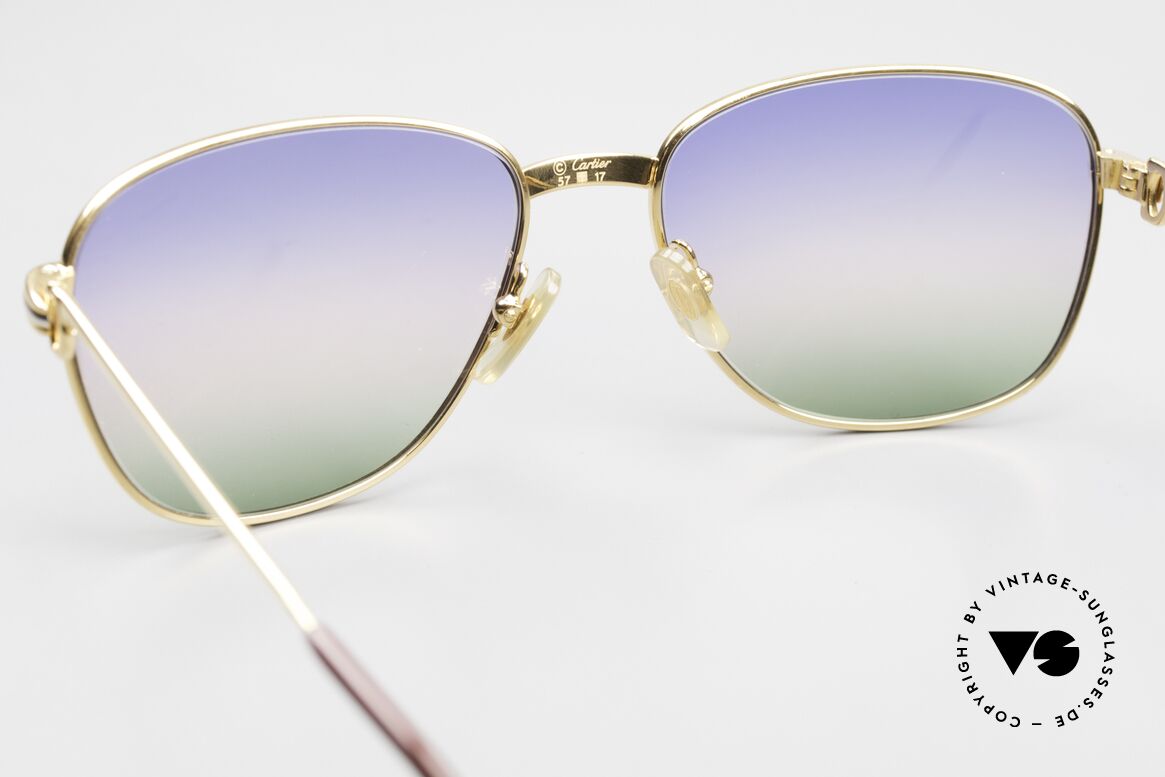 Cartier Courcelles - M 90er Luxus Sonnenbrille Unikat, Größe: medium, Passend für Herren und Damen