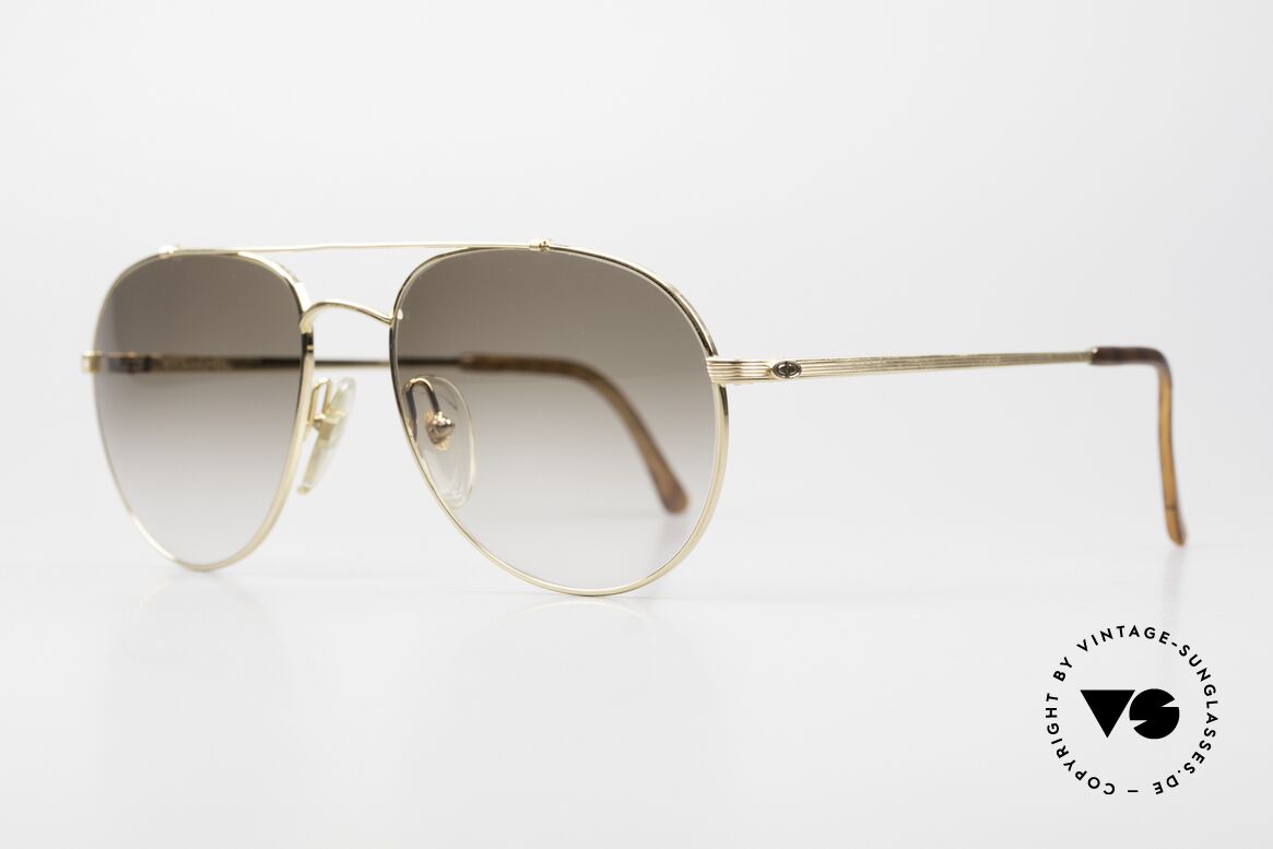 Christian Dior 2488 Alte 80er Pilotensonnenbrille, edle Gläser in braun-Verlauf für 100% UV Schutz, Passend für Herren