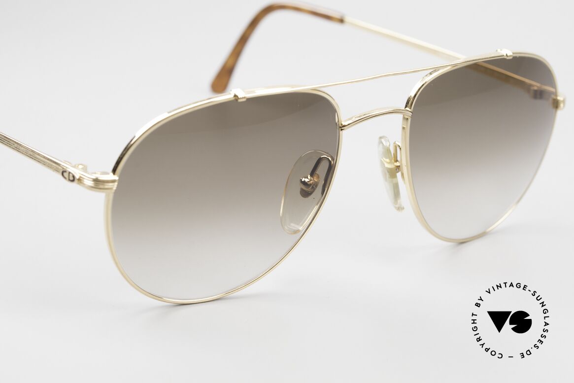 Christian Dior 2488 Alte 80er Pilotensonnenbrille, KEINE Retrobrille, sondern ein Original von 1987, Passend für Herren
