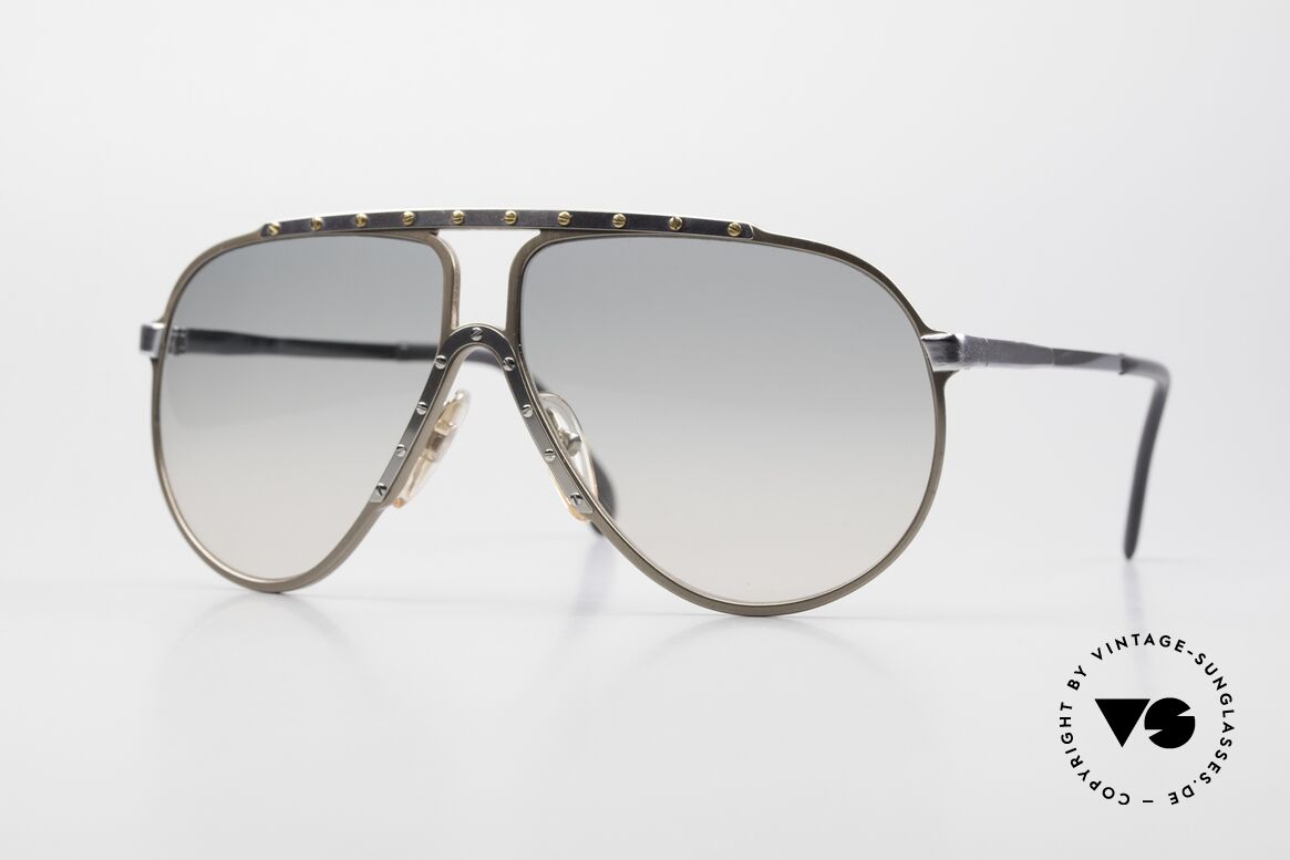 Alpina M1 80er Kult Brille West Germany, legendäre Alpina M1 Sonnenbrille, Größe 60°12, Passend für Herren und Damen