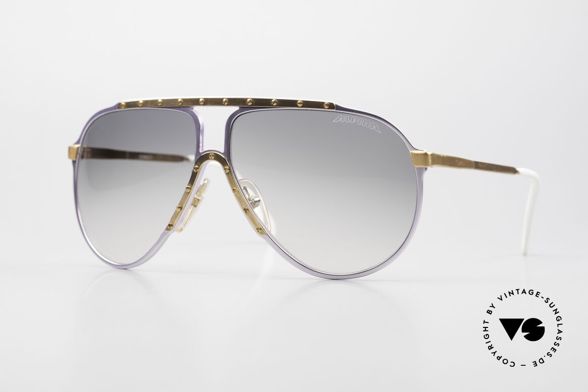 Alpina M1 Limited Edition 80er Brille, vintage Alpina M1 Sonnenbrille in Größe 60°12, Passend für Herren und Damen