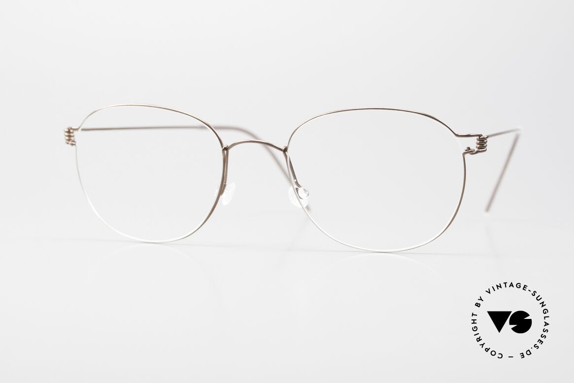 Lindberg Robin Air Titan Rim Eckig Panto Damen & Herren, LINDBERG Pantobrille aus der Air Titanium Rim Serie, Passend für Herren und Damen