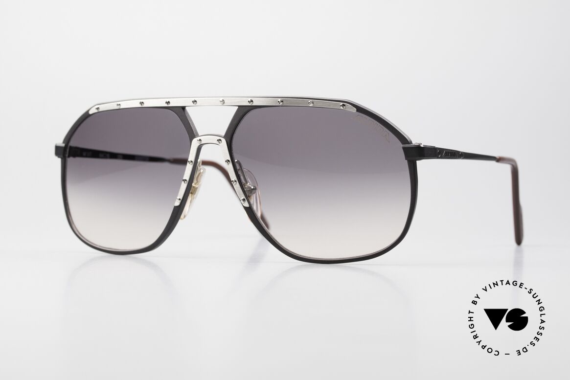 Alpina M1/7 Echt Vintage No Retrobrille, legendäre Alpina M1/7 vintage Designer-Sonnenbrille, Passend für Herren