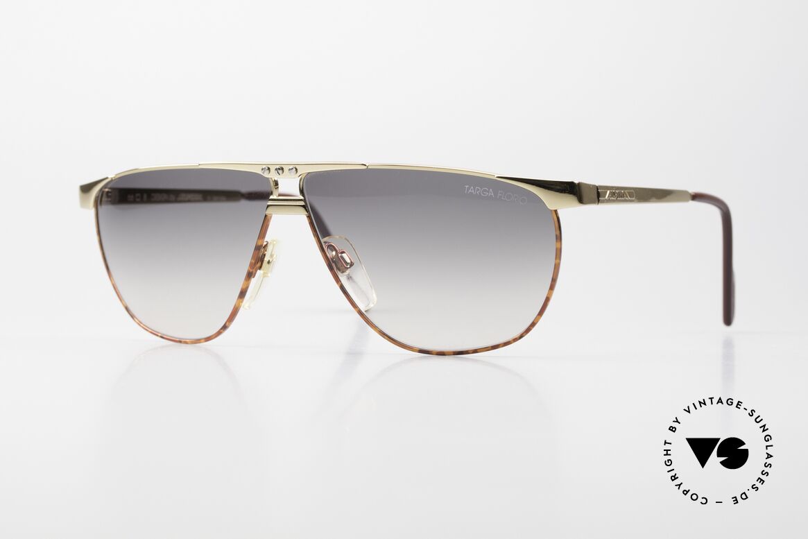 Alpina Targa Florio 30 XL 80er Rallye Brille Vergoldet, ausdrucksstarke 80er Alpina vintage Sonnenbrille, Passend für Herren und Damen