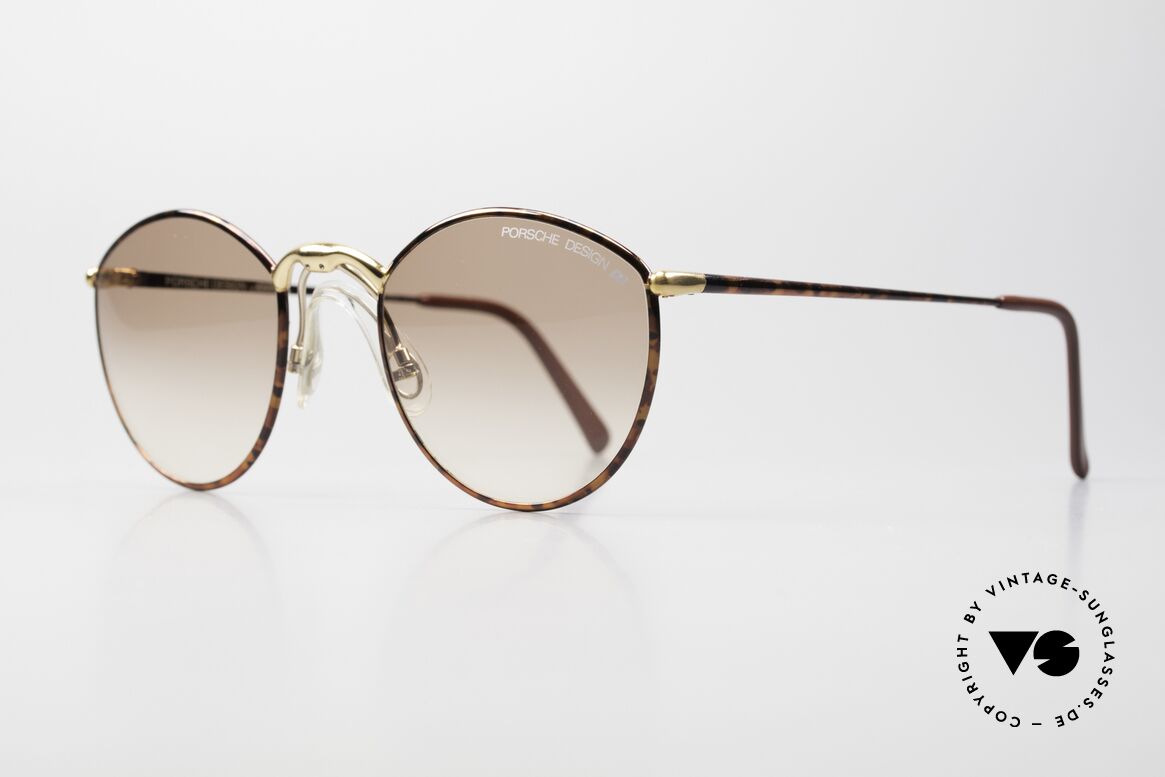 Porsche 5638 - L 90er Sonnenbrille Sattelsteg, sehr komfortabel; zudem sportlich & elegant zugleich, Passend für Herren und Damen