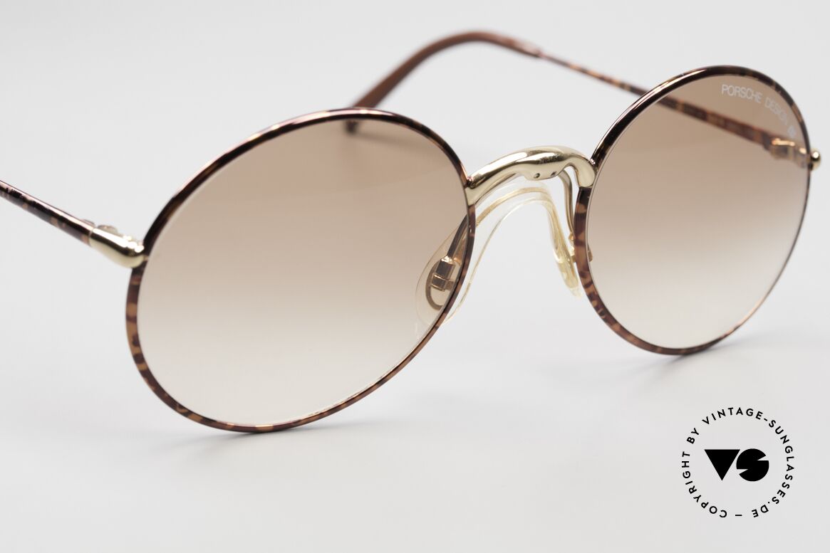 Porsche 5658 - S Runde 90er Sonnenbrille Unisex, ungetragen (wie alle unsere vintage Porsche Brillen), Passend für Herren und Damen
