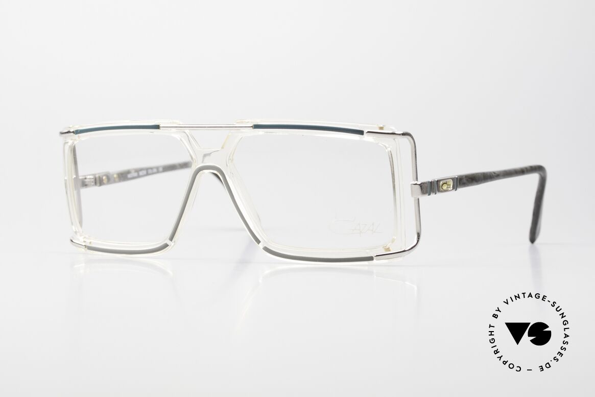 Cazal 638 80er Hip Hop Vintage Brille, Run DMC Vintage Hip Hop Szene-Brille von 1988/1989, Passend für Herren und Damen