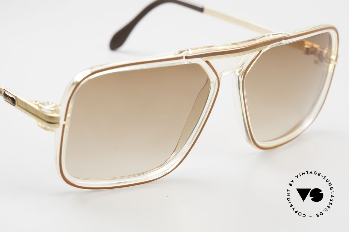 Cazal 630 80er Hip Hop Brille Vergoldet, KEINE Retro-Cazal, sondern echt vintage Cazal, Passend für Herren