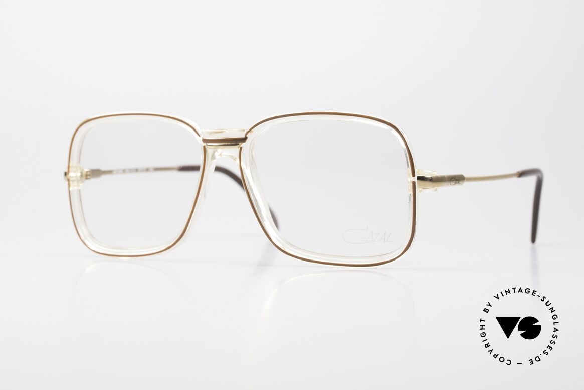 Cazal 629 Alte 80er Hip Hop Brille Herren, legendäre 1980er vintage CAZAL Designer-Brille, Passend für Herren