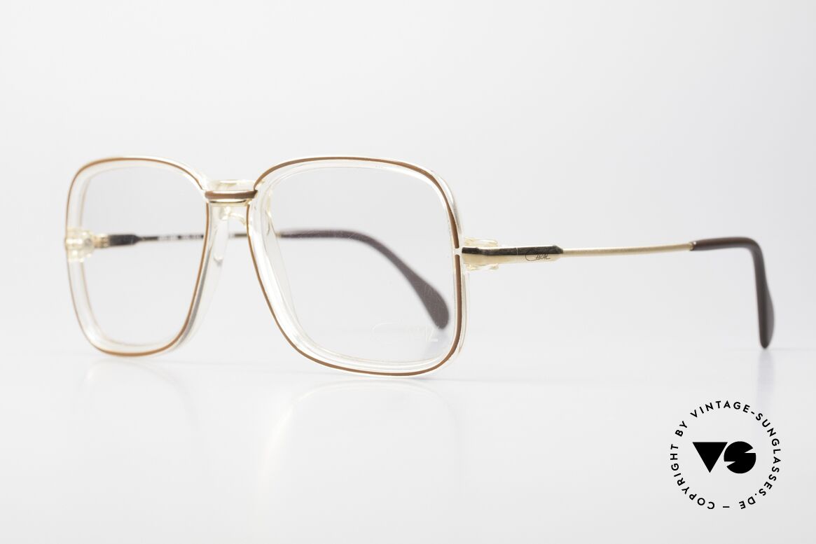 Cazal 629 Alte 80er Hip Hop Brille Herren, massiver Rahmen und typischer 80er Jahre Farbton, Passend für Herren