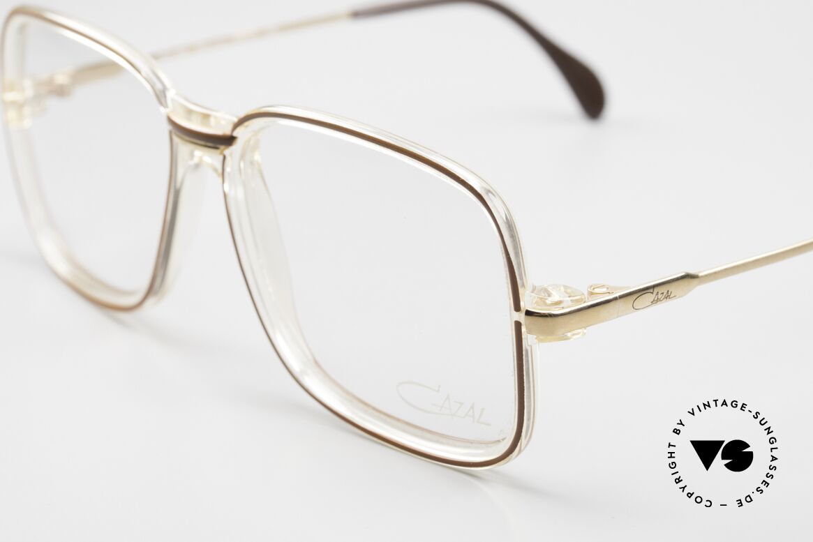 Cazal 629 Alte 80er Hip Hop Brille Herren, fester Bestandteil der US HipHop Szene in den 80ern, Passend für Herren