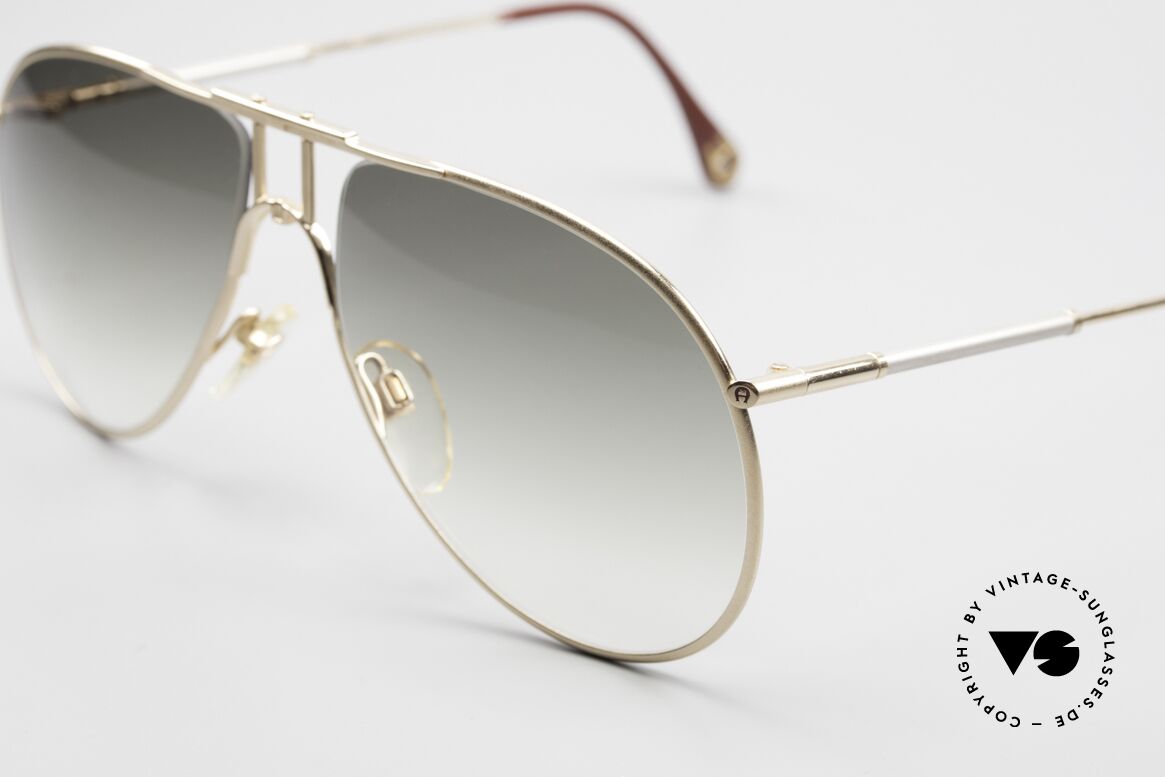 Aigner EA3 Ultra Rare Large Größe 61mm, mondäne Gentlemen-Sonnenbrille; kostbar & selten, Passend für Herren