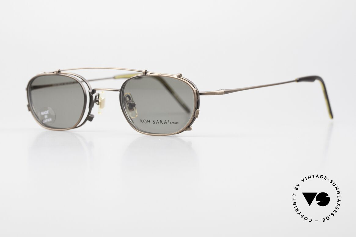 Koh Sakai KS9716 Titanbrille Für Damen & Herren, 1997 in Los Angeles designed & in Sabae (JP) produziert, Passend für Herren und Damen