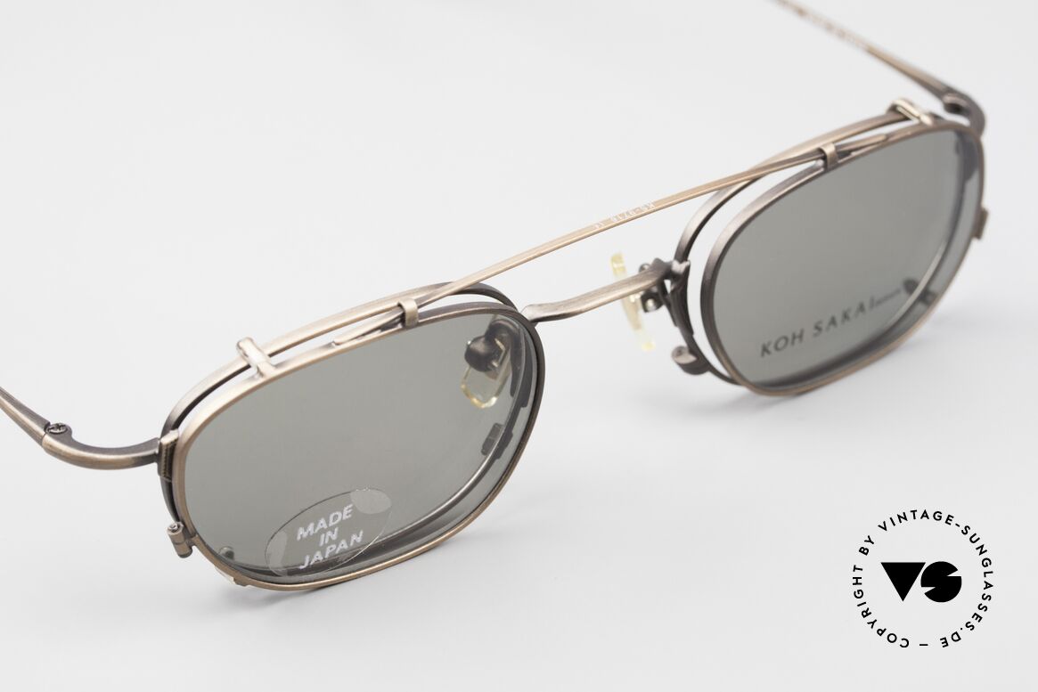Koh Sakai KS9716 Titanbrille Für Damen & Herren, unisex Modell KS9716 in edler Legierung in matt-bronze, Passend für Herren und Damen
