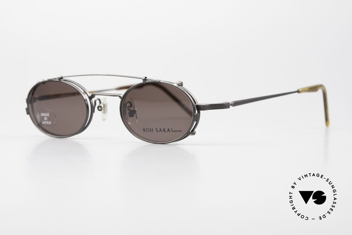 Koh Sakai KS9701 Kleine Titan Fassung mit Clip, aus dem gleichen Werk wie Oliver Peoples und Eyevan, Passend für Herren und Damen