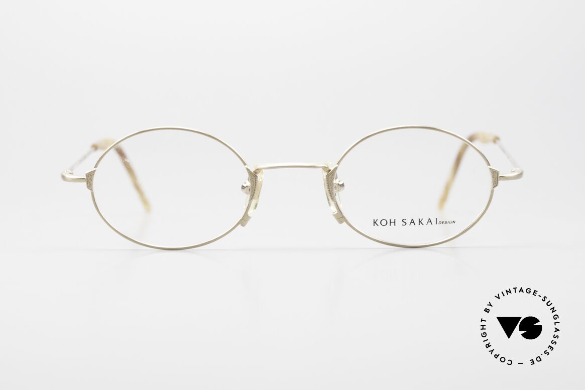Koh Sakai KS9711 Clip On Brille 90er Titanium, Größe: small, Passend für Herren und Damen