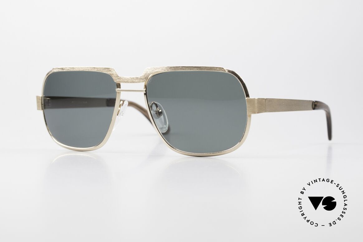 Optura STRONG Gold Filled 70er Sonnenbrille, antike Optura Sonnenbrille aus den frühen 70er Jahren, Passend für Herren