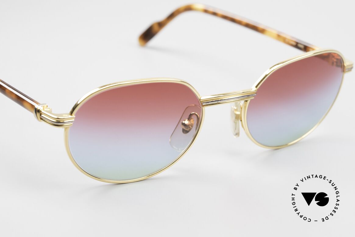 Cartier Lueur Luxus 90er Sonnenbrille Unisex, ungetragen und mit vollständiger Cartier Verpackung, Passend für Herren und Damen