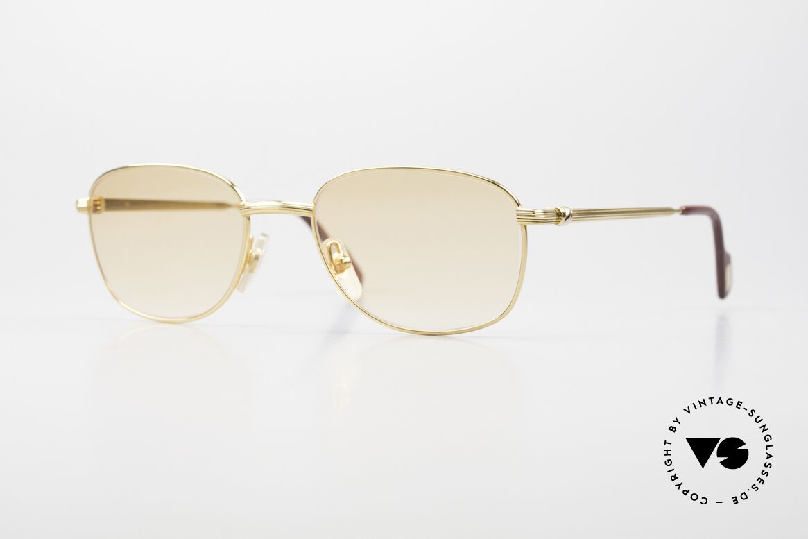 Cartier Segur 90er Brille Damen und Herren, exklusives Cartier Design von 1999, Größe 52°19, 135, Passend für Herren und Damen