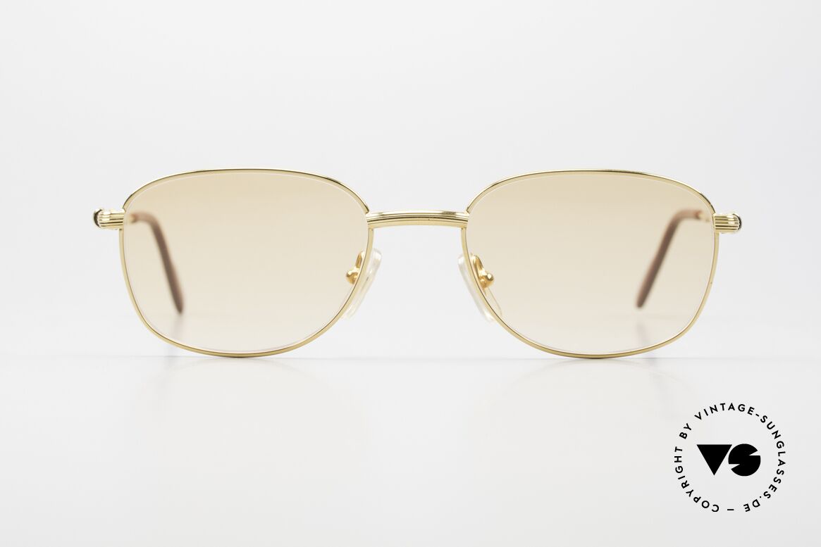 Cartier Segur 90er Brille Damen und Herren, Unisex-Modell aus der 'Rimmed Edition' von CARTIER, Passend für Herren und Damen