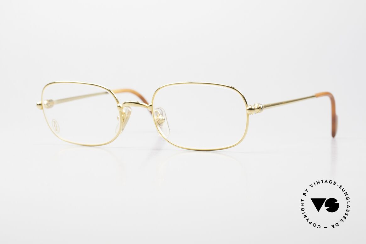 Cartier Deimios Luxus Brillenfassung 90er Small, feine vintage Cartier Luxus-Brille der späten 1990er, Passend für Herren und Damen